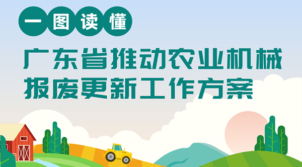 一圖讀懂《廣東省推動(dòng)農(nóng)業(yè)機(jī)械報(bào)廢更新工作方案》